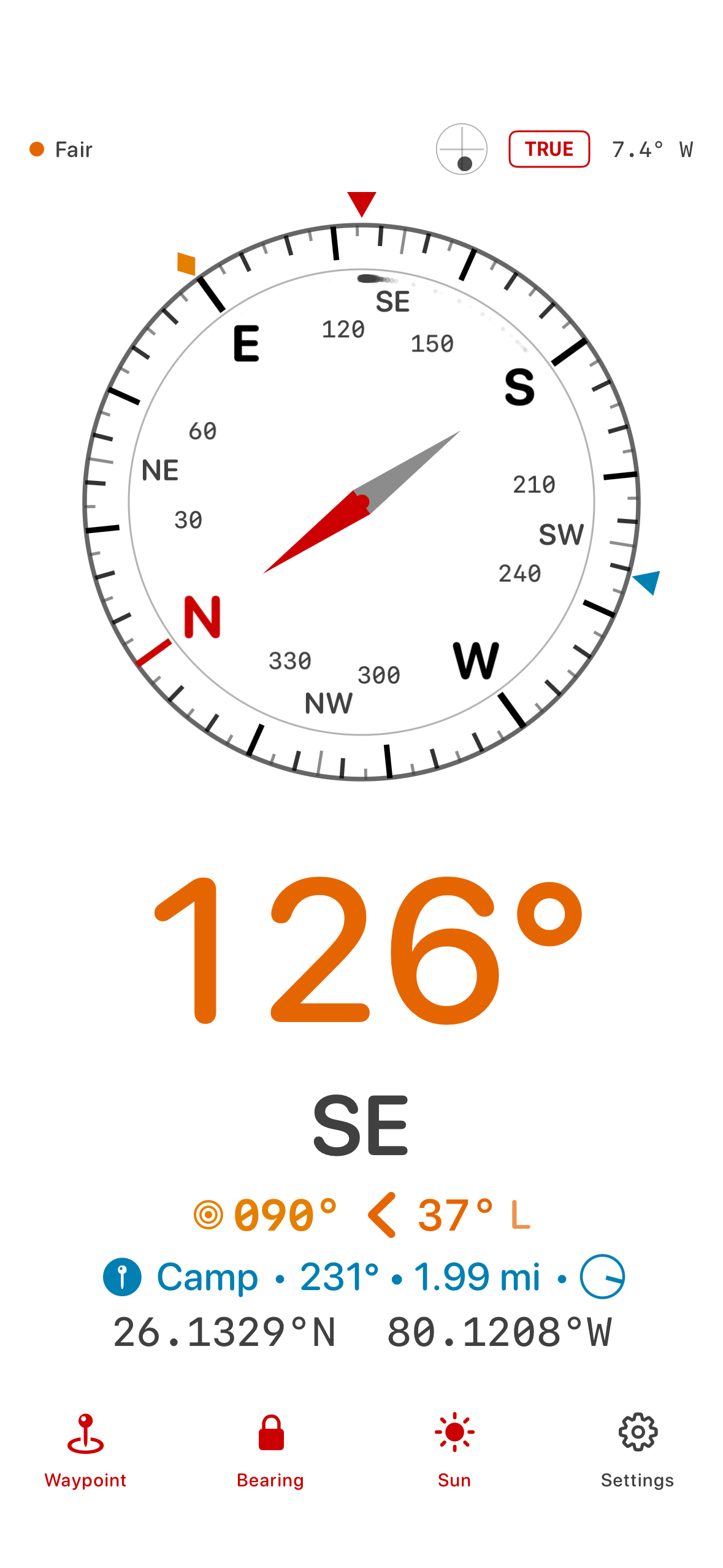 Bearing screenshot 1