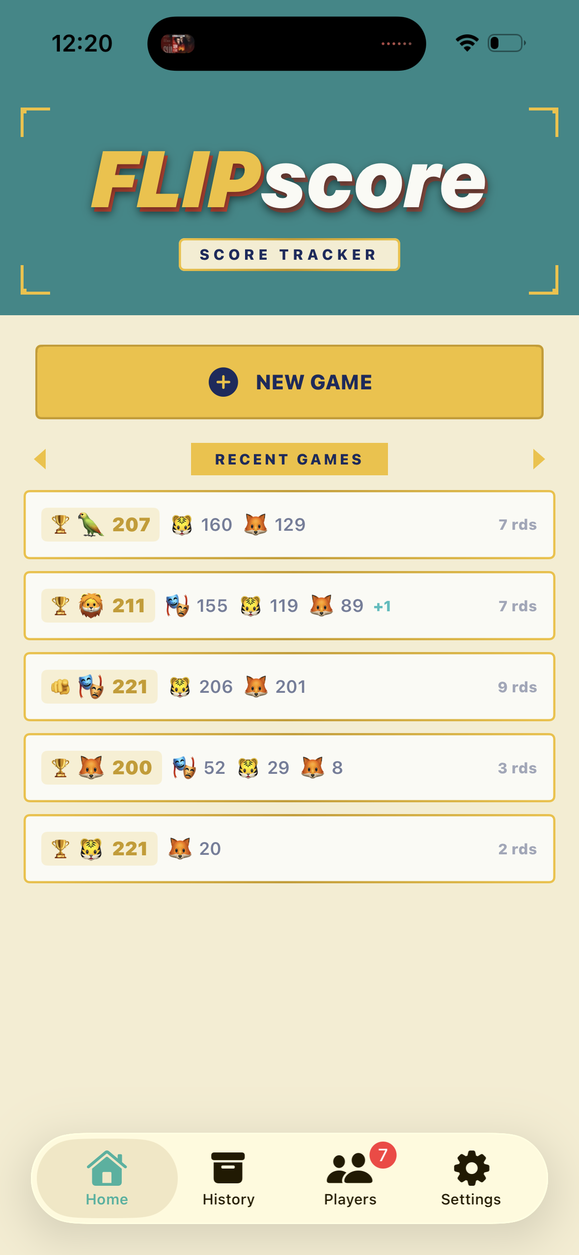 FlipScore screenshot 1
